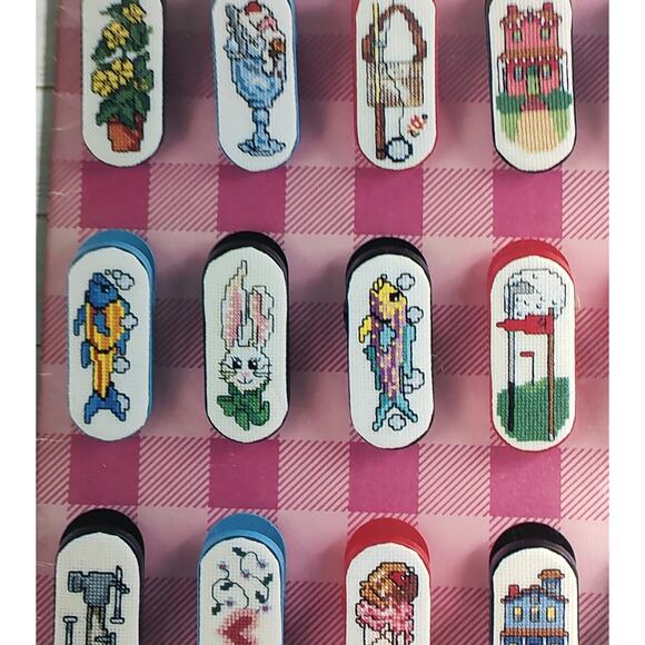 Kappie Originals Magnet Mania II Cross Stitch Patterns Rabbit, Fish, Goose, Cat - Picture 5 of 6